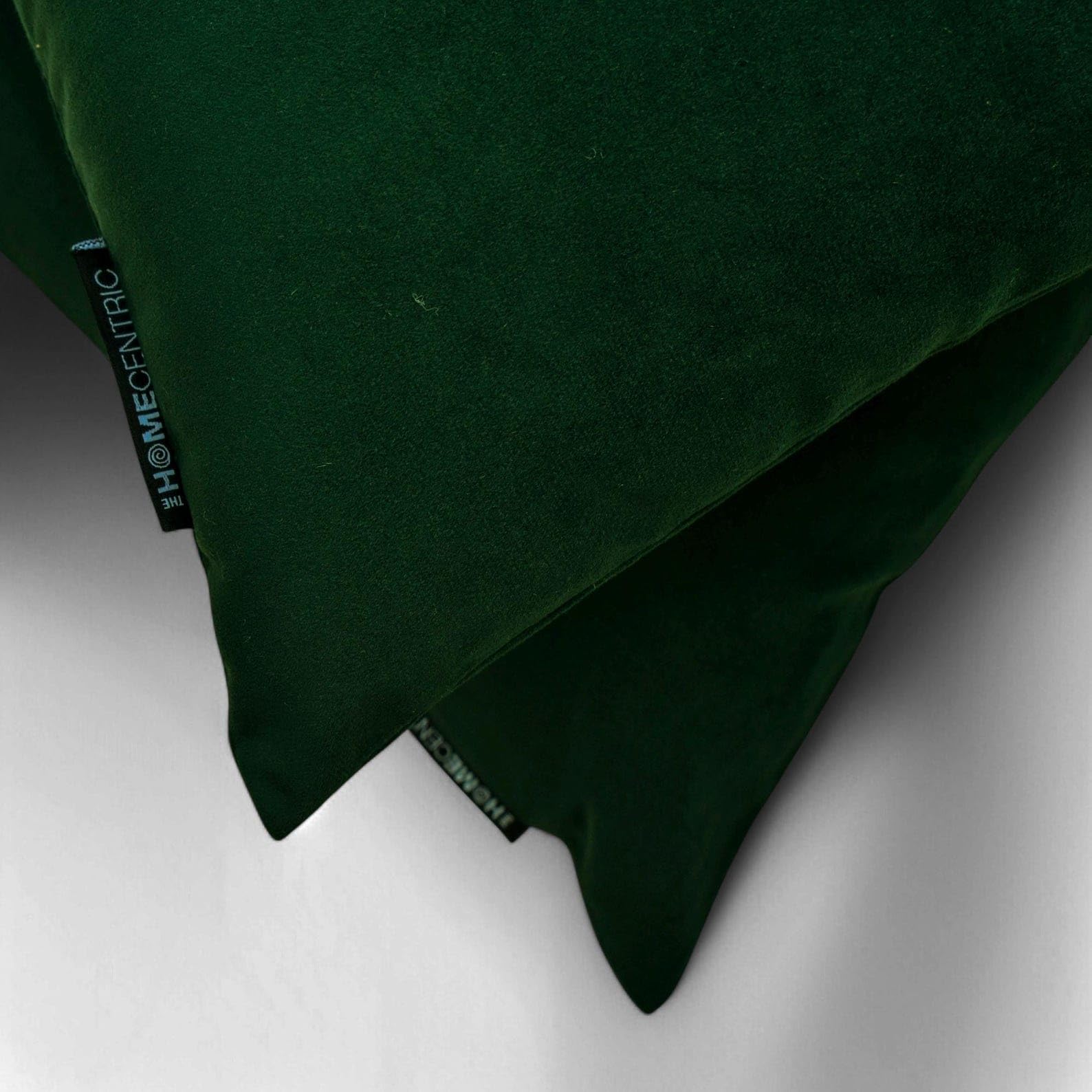 Verde bottiglia Lusso Copricuscino oblungo 50x135 cm | Set di 2 Moderno Velluto Fodera per cuscino | Solido semplice Federe per divano, sofà e letto, arredamento per la casa- Bottle Green Velvet Dream