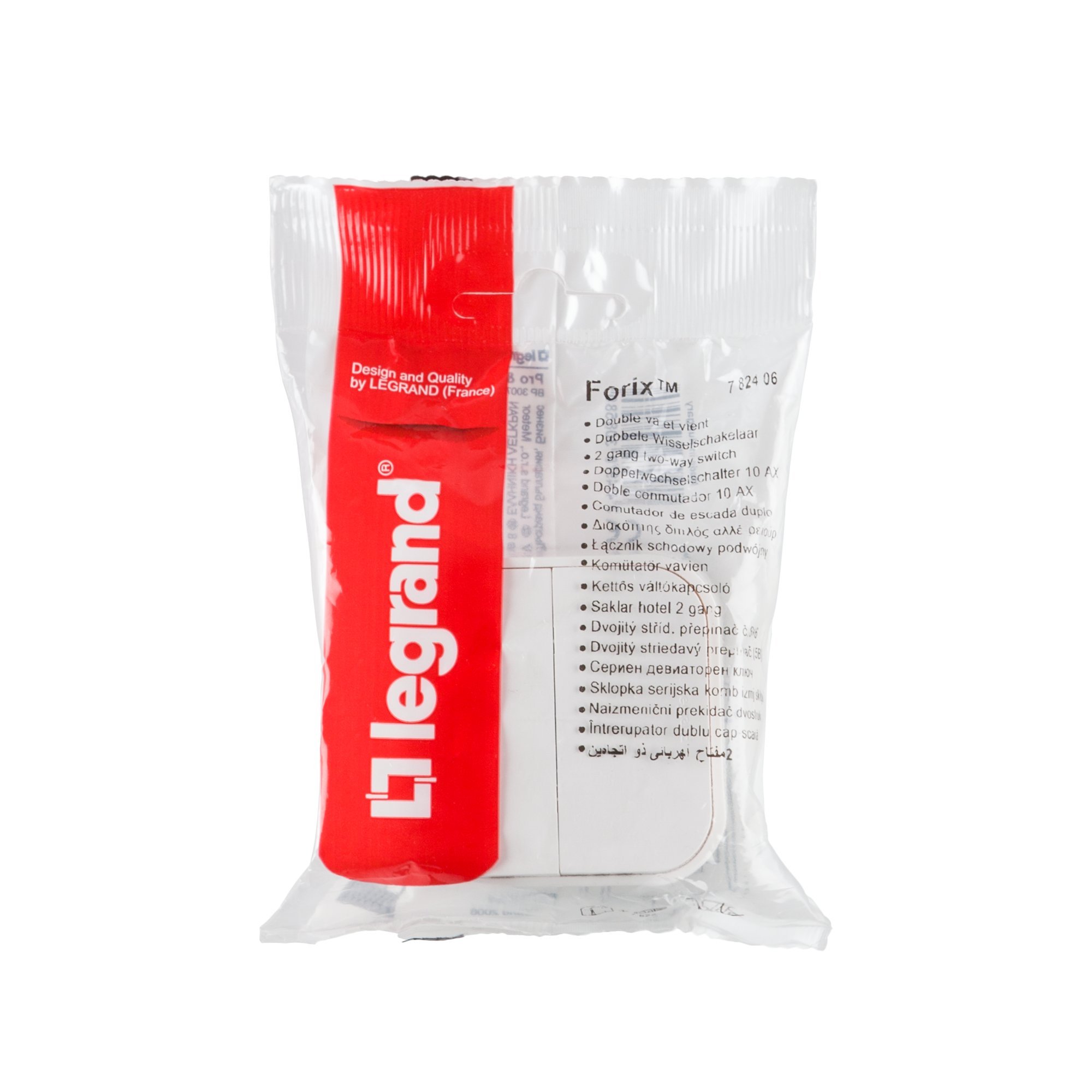 Legrand 448782405 pulsante 6 A forix Bianco