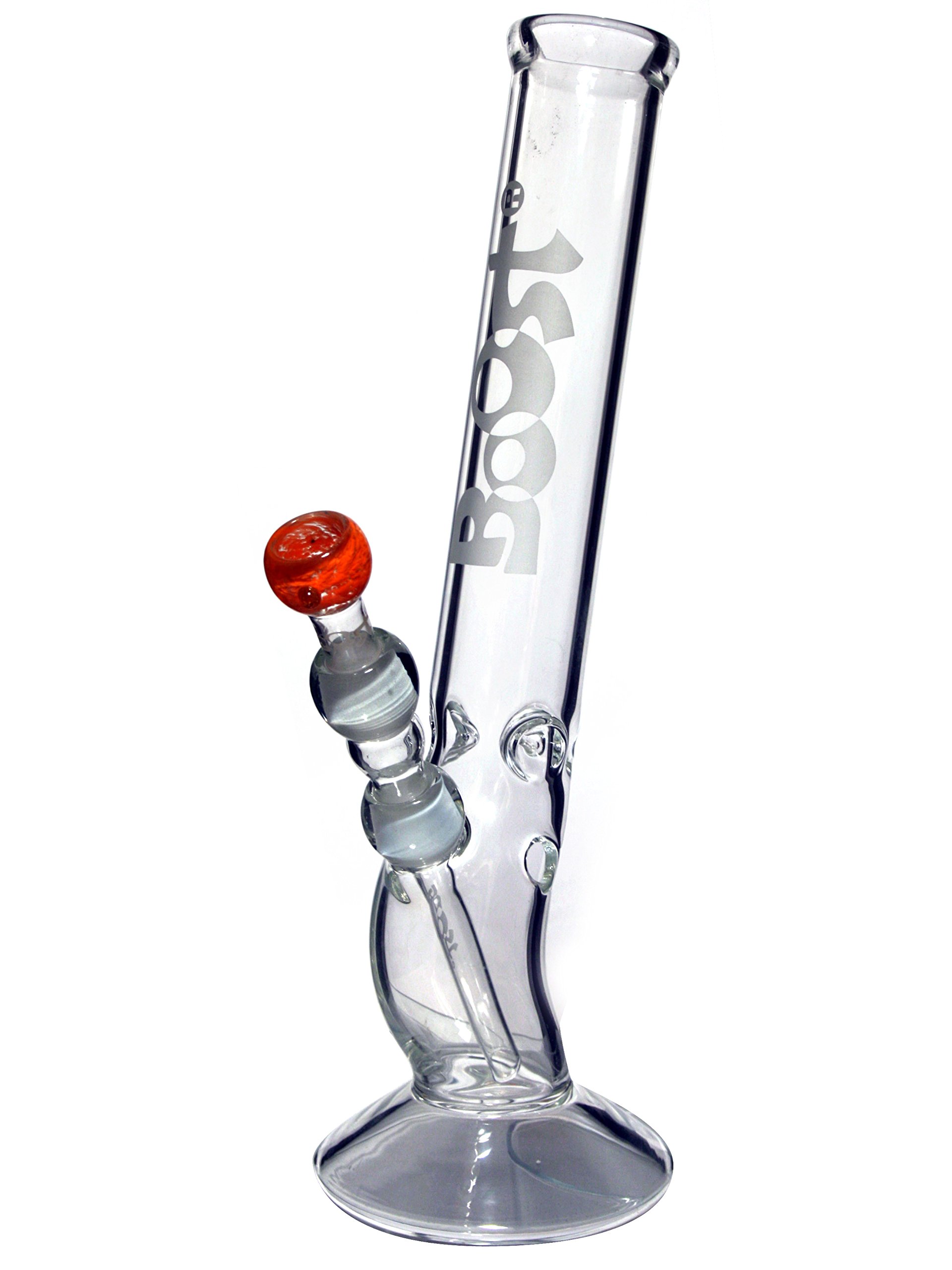 Boost Bong Eisbong mit gebogenem Rauchrohr - 38 cm, 18,8 mm - head&nature Bong-Kollektion