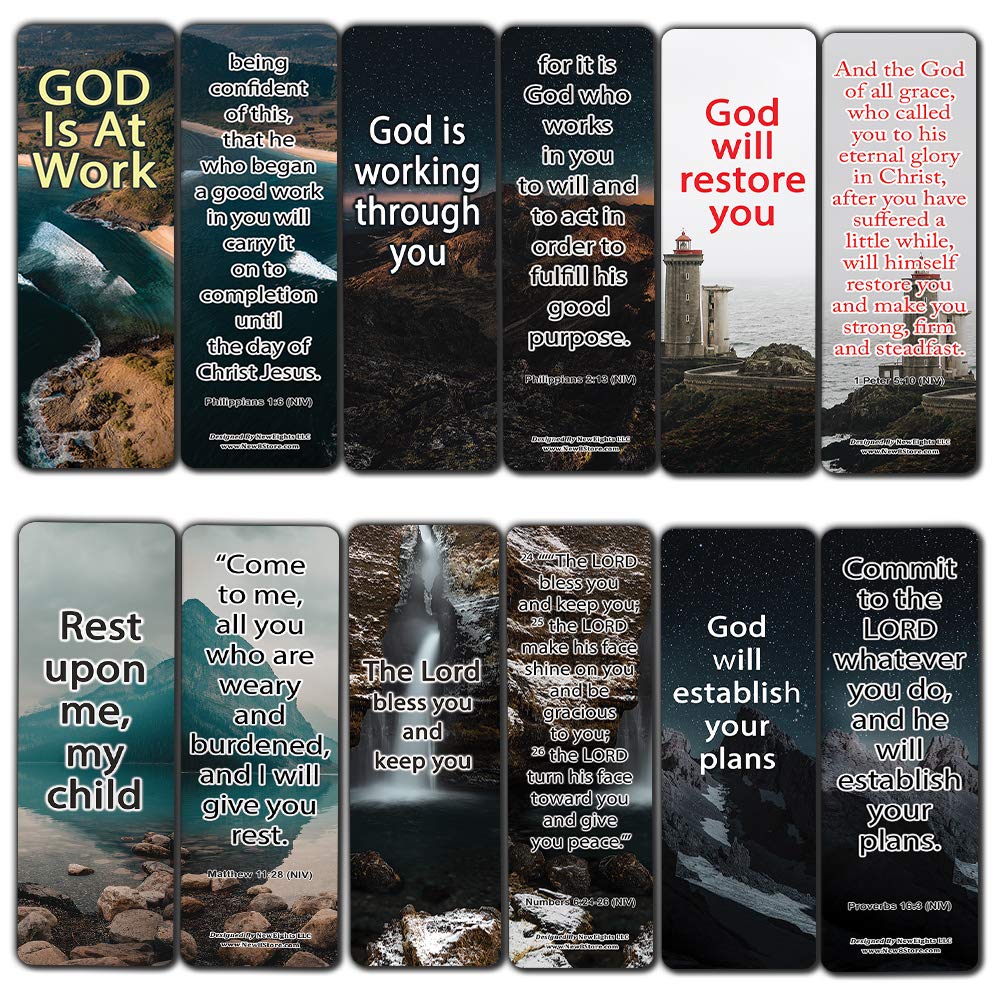 NewEights It is God who Works in You (60-Pack) - Church Ministry Supplies Classroom Teacher Incentive Gifts - Stocking Stuffers Devotional Bible