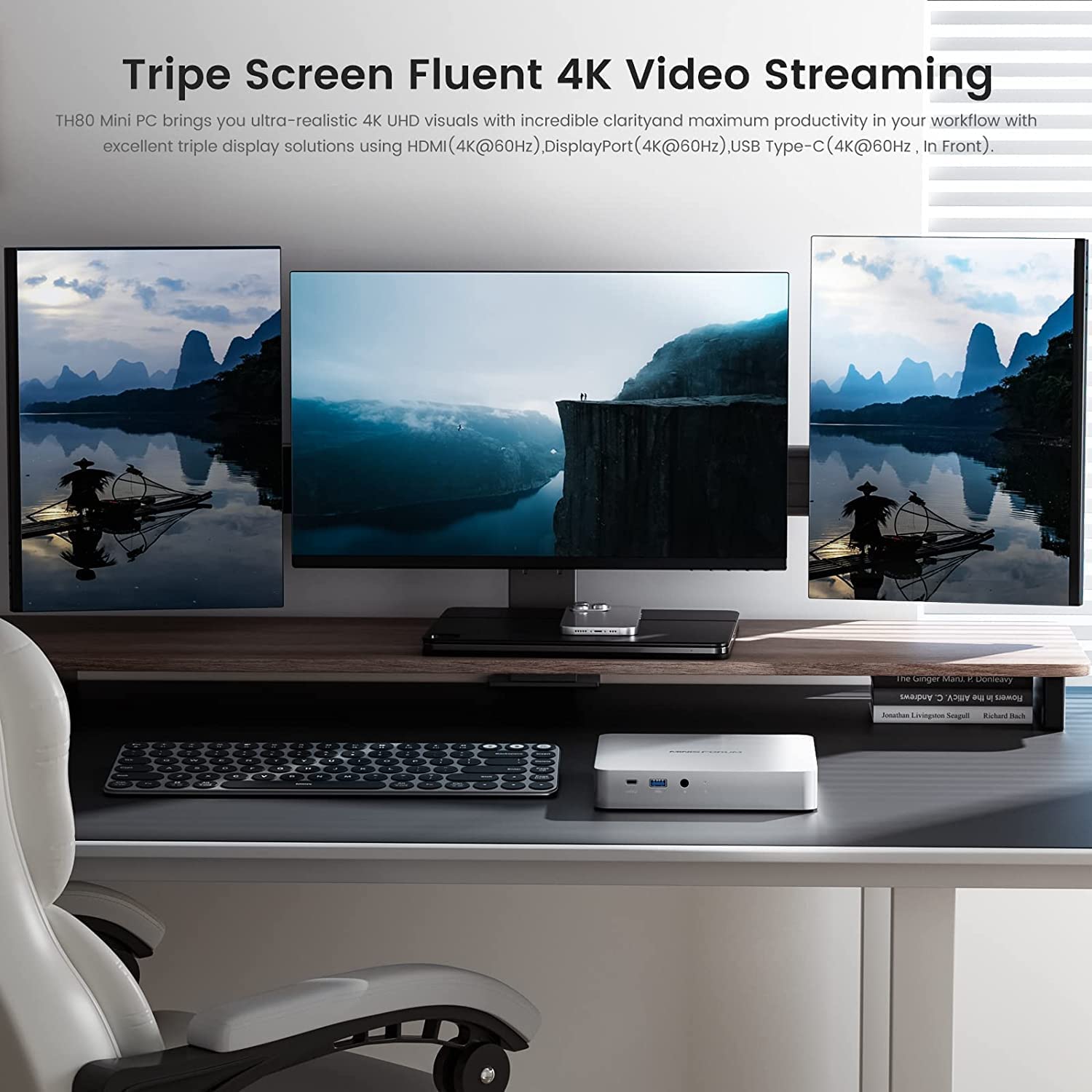 MINIS FORUM TH80, Intel Core i7-11800H Mini PC, 32GB RAM 512GB SSD