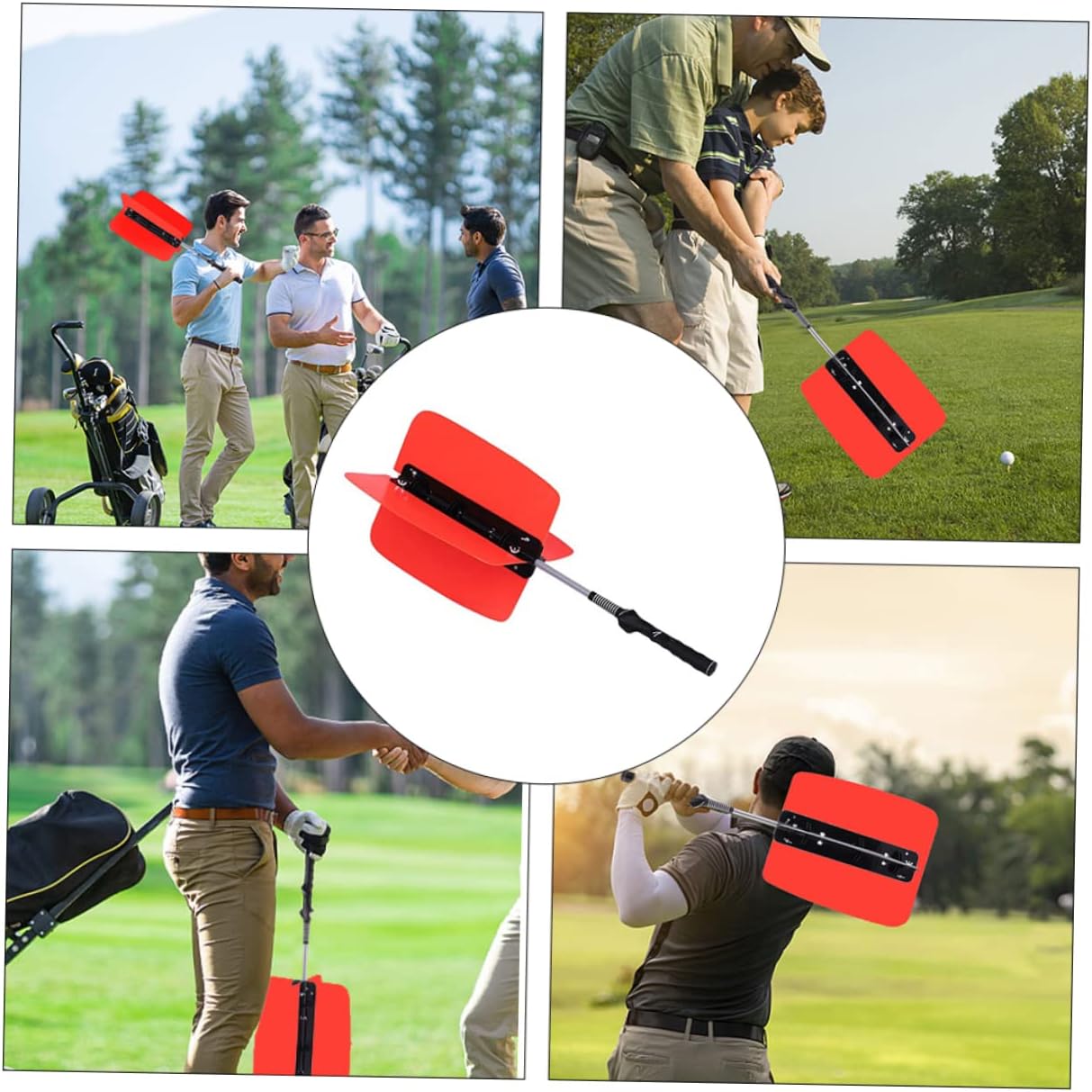Professional Swing Trainer Practice Tool Grip Trainer Swing Grip Aid for Golf Equipment Users Random Color
