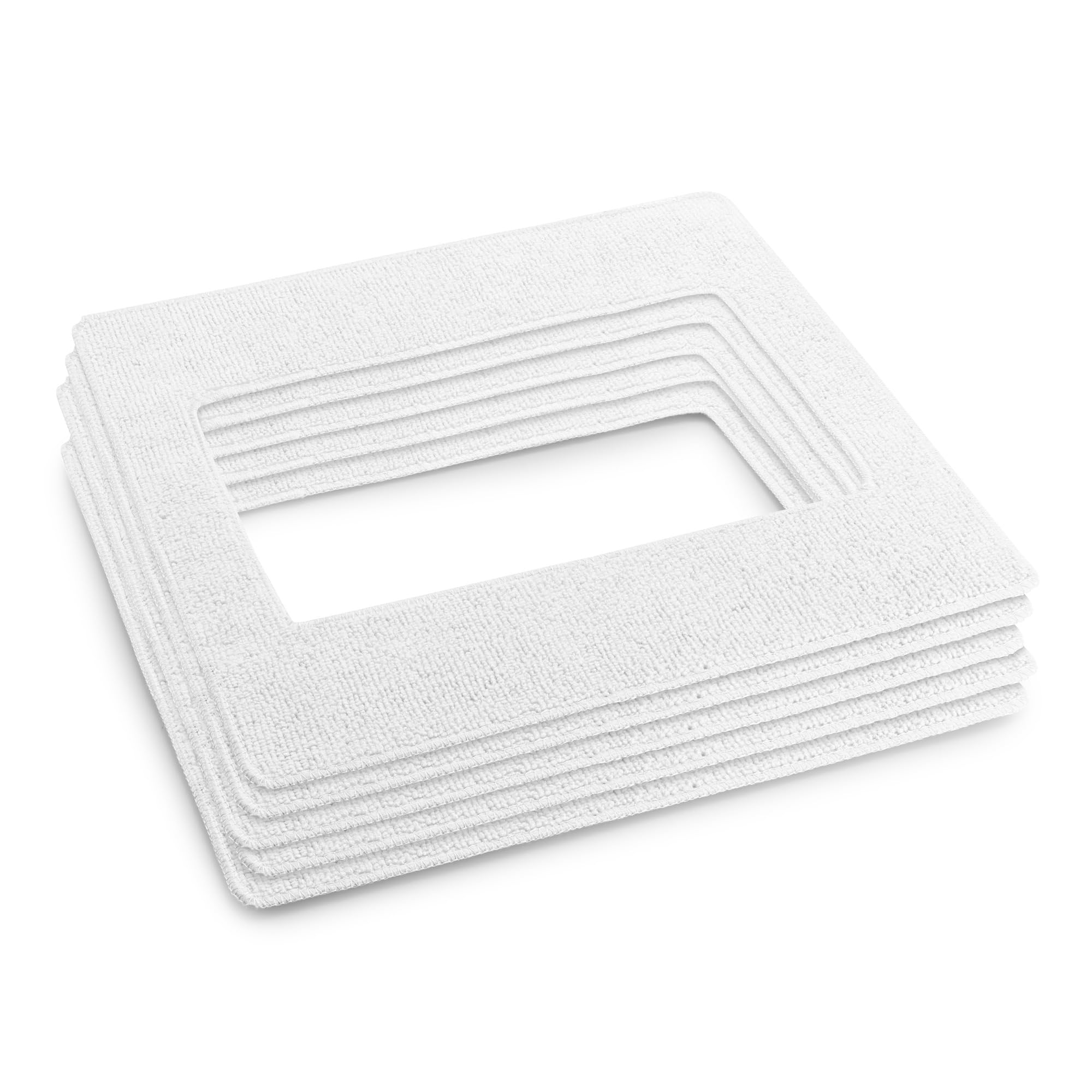 KÄRCHER Lot de 2 Pads de Nettoyage pour Robot Lave-Vitres RCW 4, Microfibres Premium Haute Absorption, Lavables en Machine, Idéal pour Grandes Surfaces Vitrées et Miroirs
