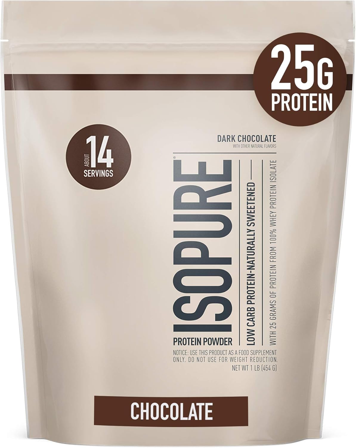 Buy Isopure Protein Powder, Whey Protein Isolate Powder, 25g Protein