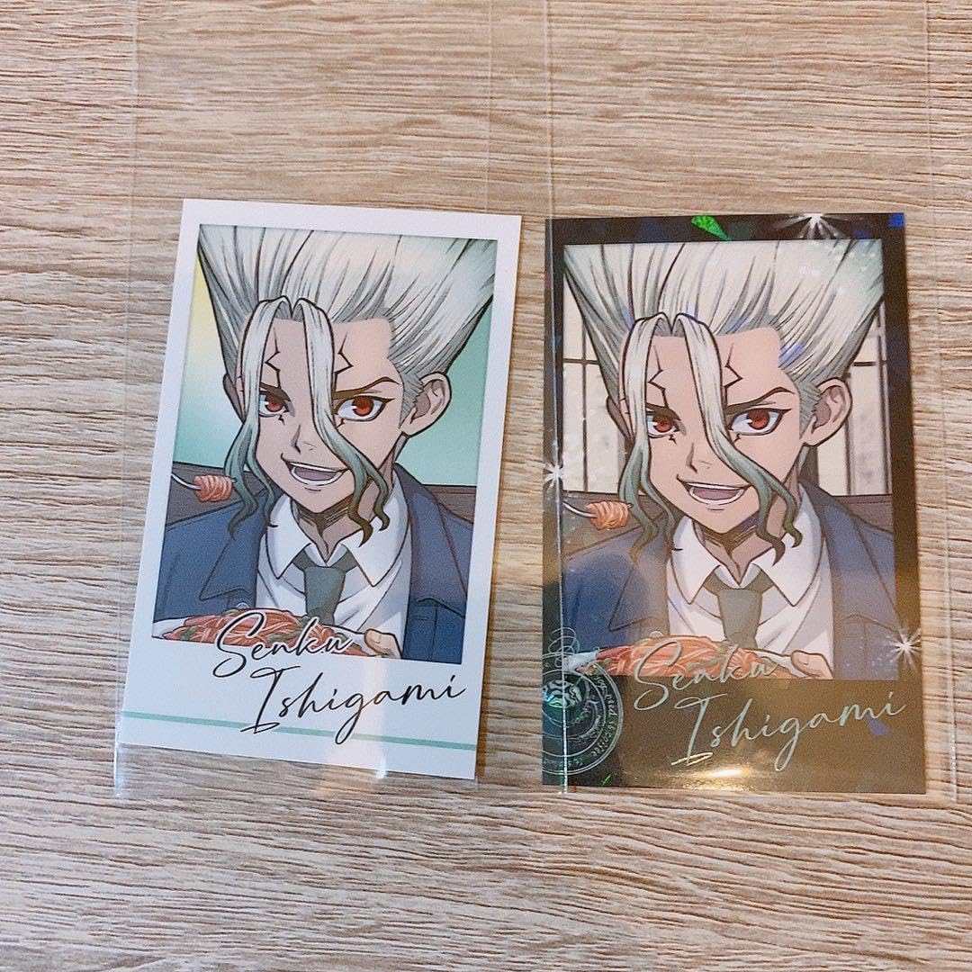 Dr.STONE Amocafe 石神千空 ビジュアルカード ホロ 11枚 ドクターストーン AMOCAFE ビジュアルカード Dr.STONE Amocafe 石神千