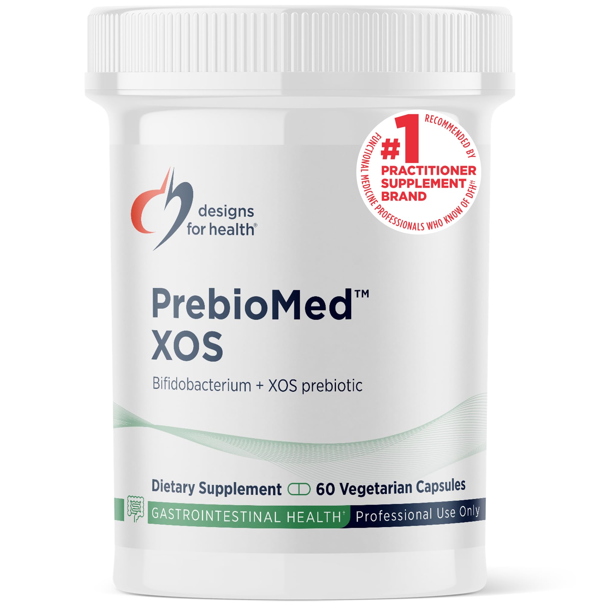 Designs for Health PrebioMed XOS, 60 Capsules, 30 Servings