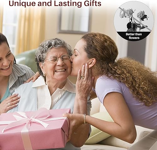 Miniatura 4 de Campanas de Viento de Simpatía para Exterior Tono Profundo, Campanas Conmemorativas para la Pérdida de un Ser Querido, Campanas Grandes con 6 Tubos