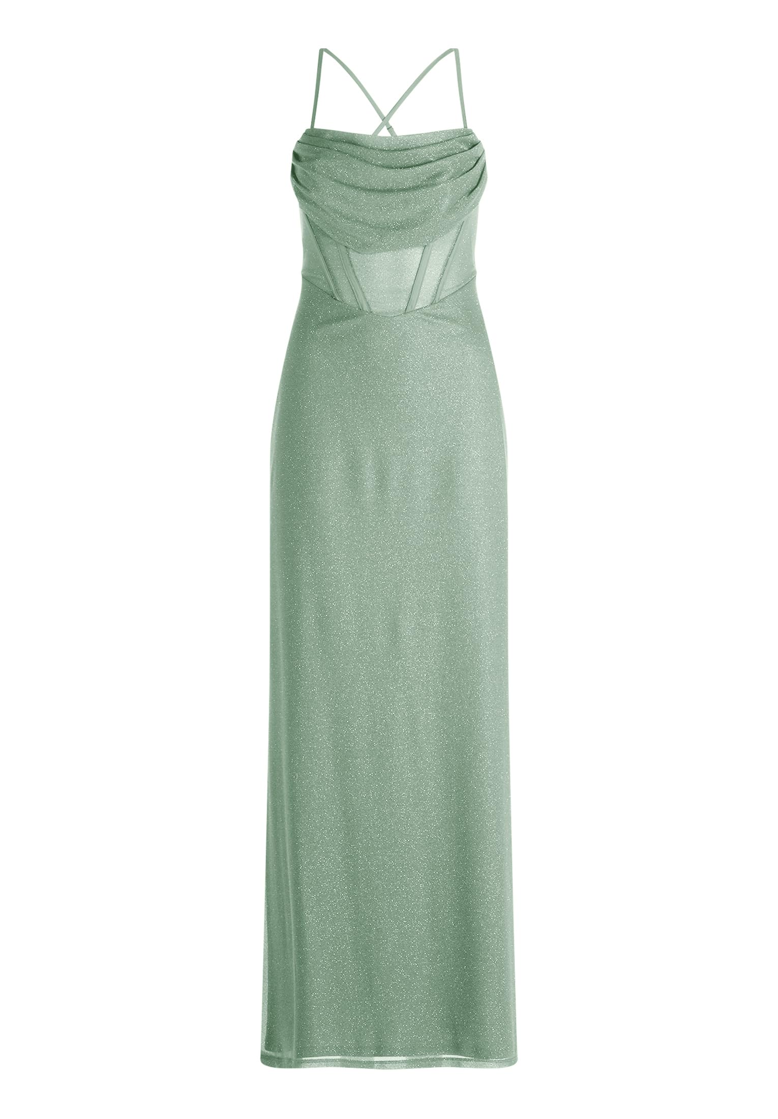 Vera Mont Damen Abendkleid im Glitzer-Look