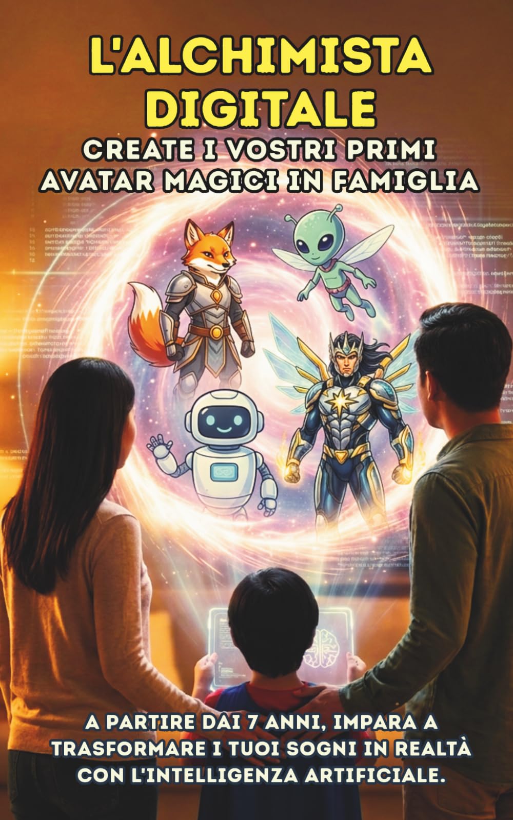 L'ALCHIMISTA DIGITALE Create i vostri primi avatar magici in famiglia: A partire dai 7 anni, impara a trasformare i tuoi sogni in realtà con l'intelligenza artificiale.