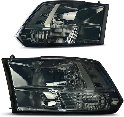 DWVO Juego de faros delanteros compatibles con Dodge Ram 1500 2500 3500 modelo 2009 a 20182019-2022 Ram 1500 Classic Pickup Quad. Faro delantero de