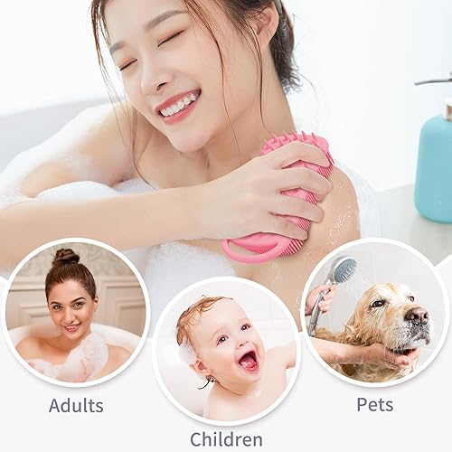 Miniatura 4 de TOPHOME 2 esponjas de silicona antiarañazos, cepillo de limpieza de grado alimenticio, limpiador de cocina para vajilla, frutas vegetales, tazón de