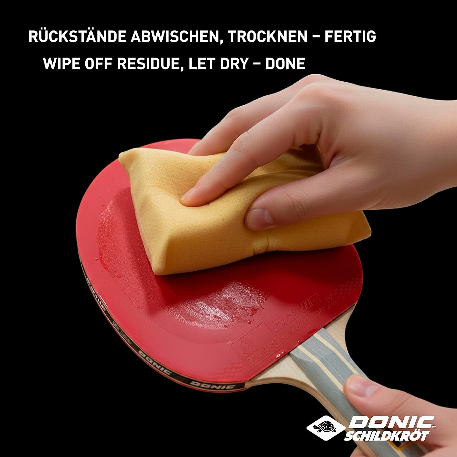 Schildkröt Donic-Schildkroet Donic Table Tennis Cleaner, 100 ml of Cleaning Foam in a Pump Sprayer, for Refreshing Bat Coatings, 828524