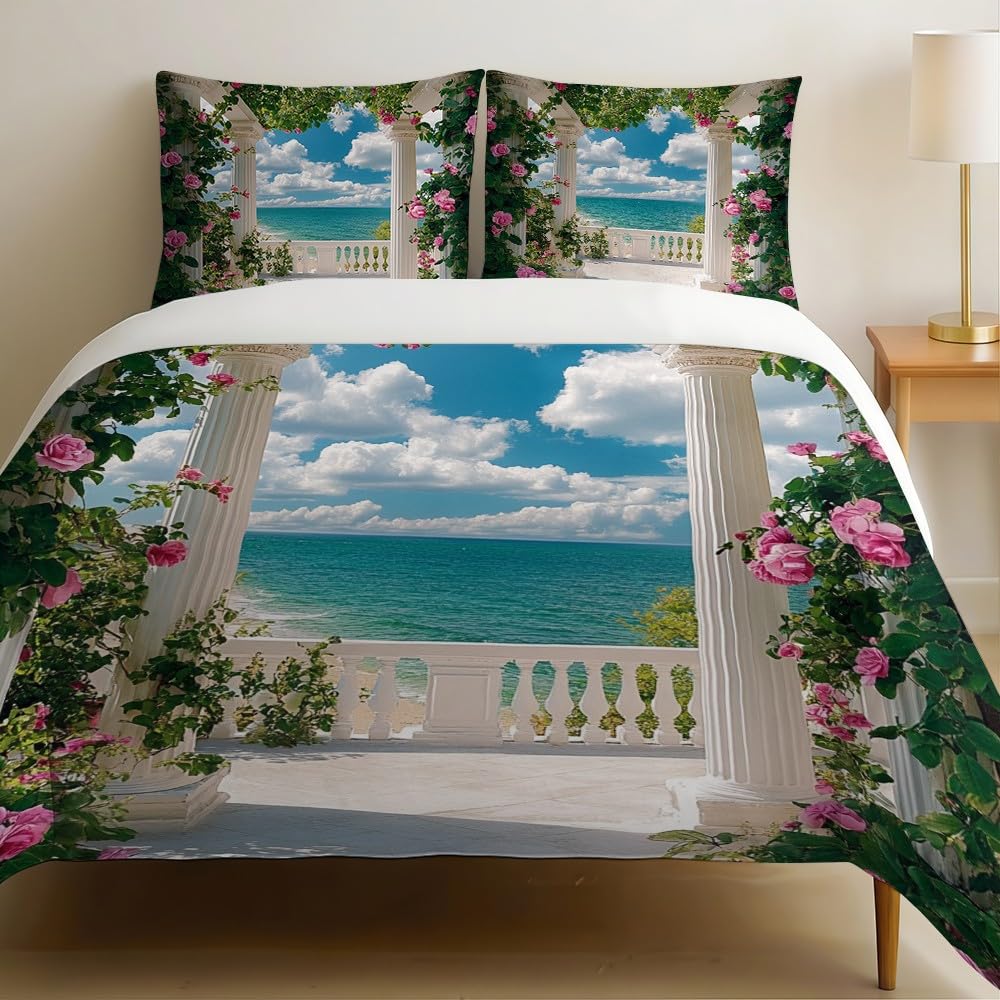 Parure de Lit Enfant Vert en Microfibre pour Chambre Nature