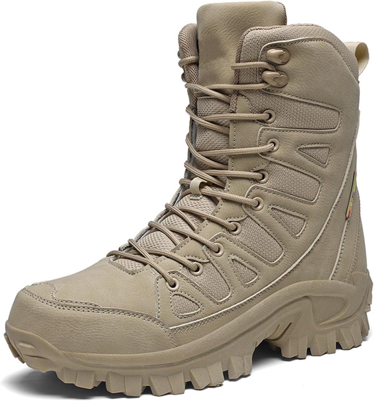 Men's Tactical Boots Outdoor Non Slip Combat Boots Lightweight Comfortable Hiking Boots