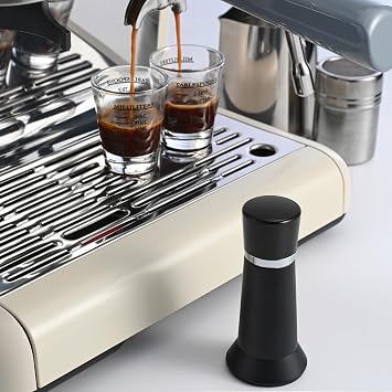 Espresso Needle Distribution Tool, WDT Tool Espresso, Stainless Steel 8 Needles Espresso Needle Distributor, Espresso Needle Stirrer with Aluminum Alloy Stand (Classic)