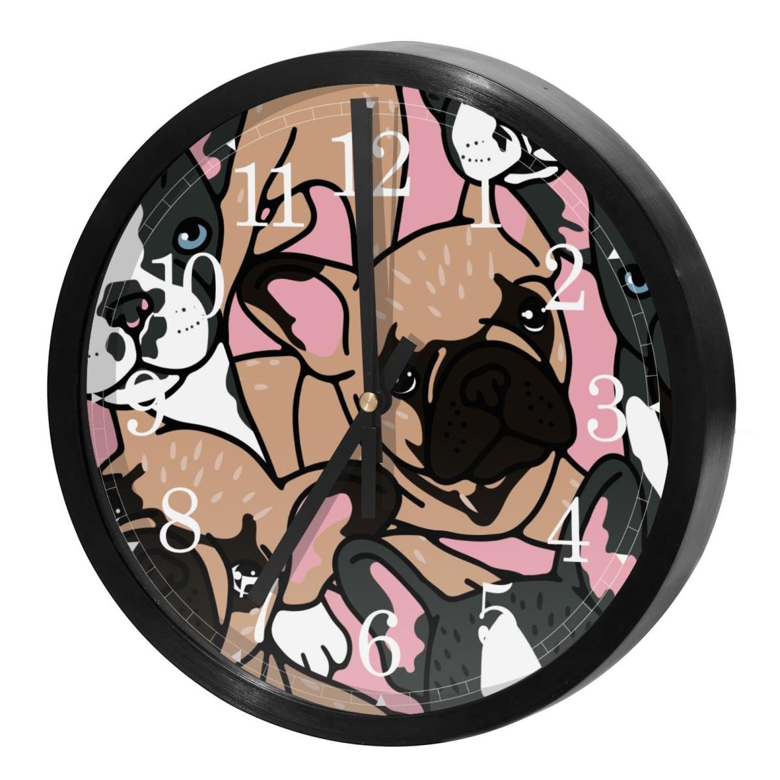 Horloge murale silencieuse sans tic-tac avec mécanisme à quartz pour maison et école