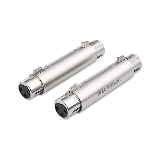 Cable Matters 2-Pack XLR to XLR Gender Changer Adapter - Female to Female