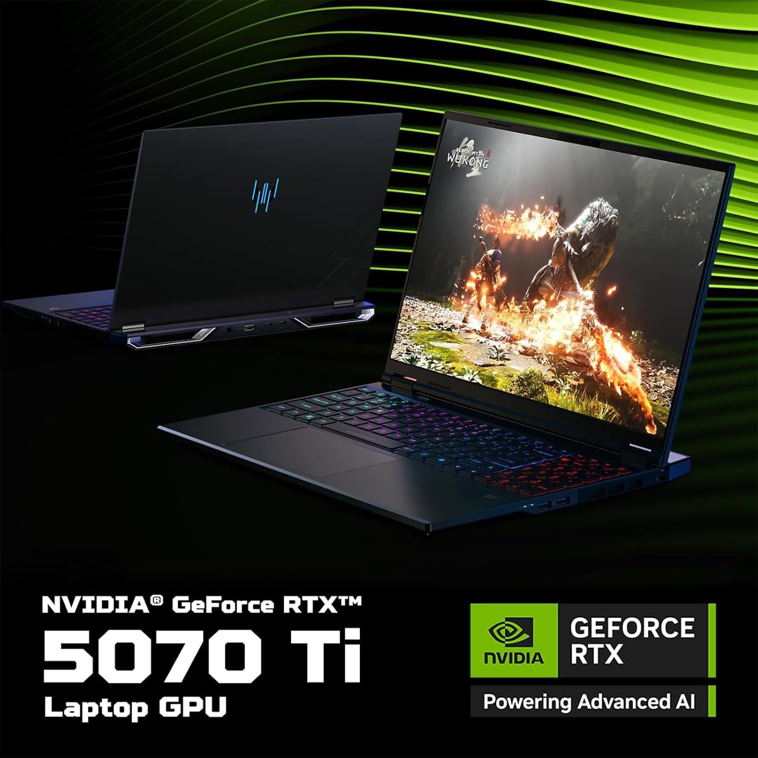 acer Predator Helios Neo 16 AI Gaming Laptop, Intel Core Ultra 9 275HX, NVIDIA GeForce RTX 5070 Ti, 16" WQXGA 240Hz G-SYNC, 64GB DDR5, 2TB Gen 4 SSD, Wi-Fi 6E, RGB Backlit, Win 11, w/1TB Portable HDD
