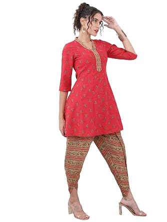 Vishudh Women's Ethnic Set | Regular Fit | Fashion Outfit | with Comfortable Wear