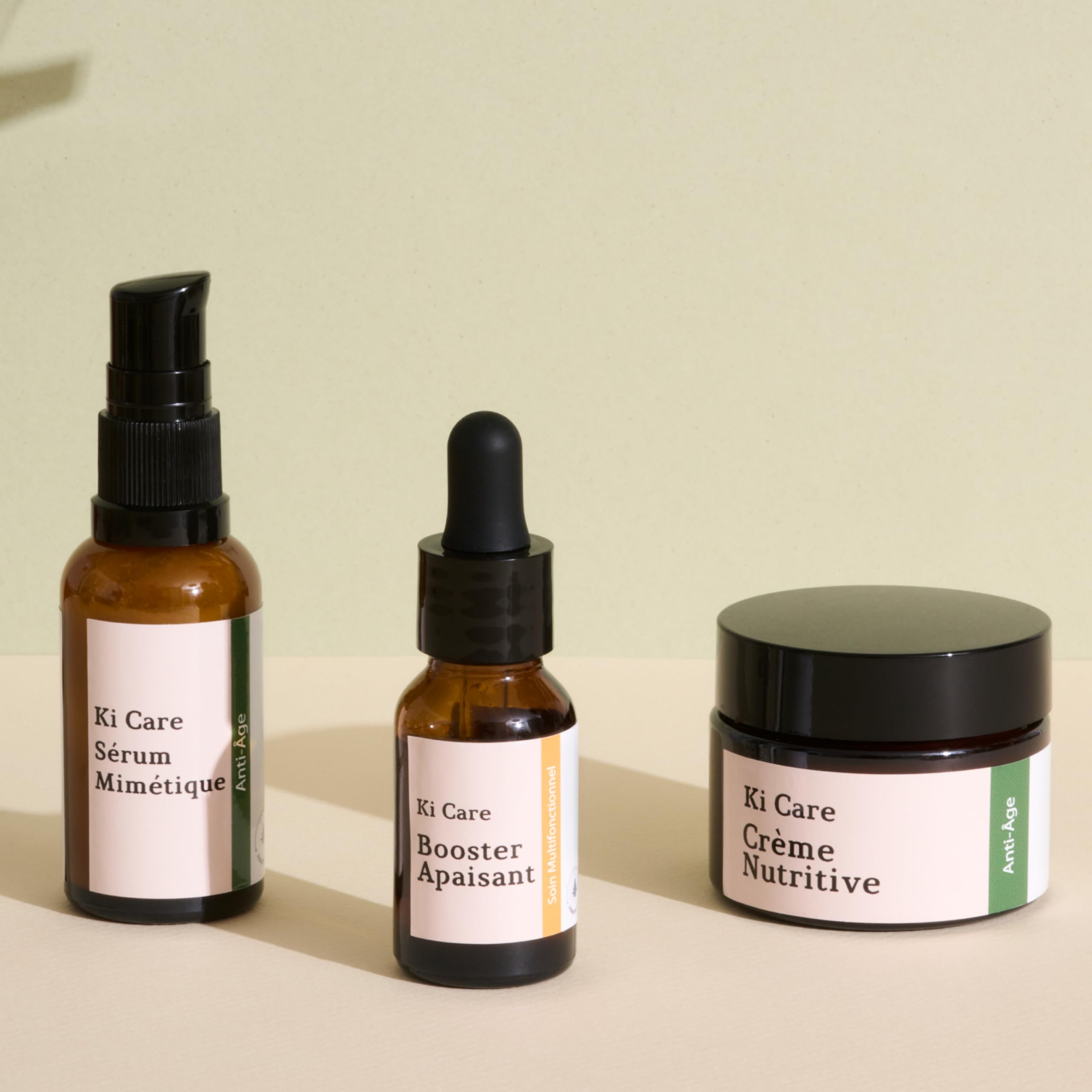 Rutina Facial Derm Repair para pieles Maduras Sensibles ó con Rosácea: Kit Cuidado de la Piel con Mimetic Serum, Soothing cream y Booster Calmante - Ki Care