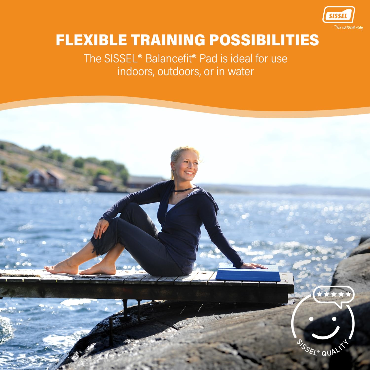 Sissel Balancefit niebieski
