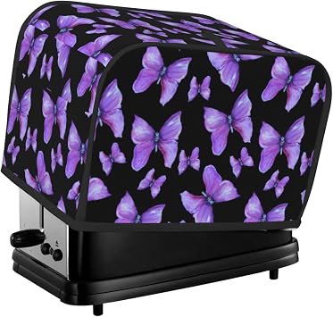 Toaster Cover 2 Slice with Butterfly Pattern Dustproof Protection TC324