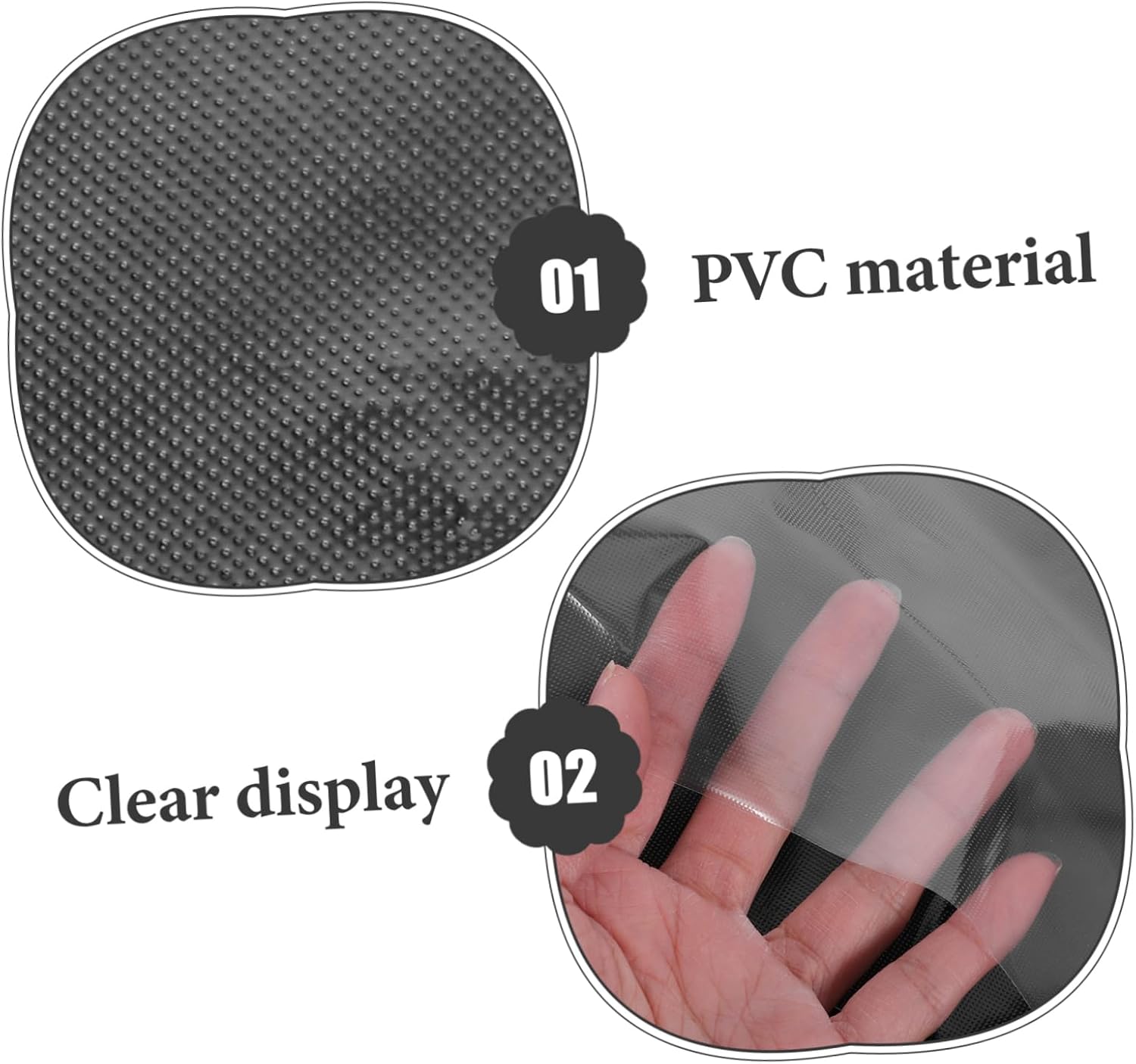Yardwe 100pcs Clear Bib Holder Display Bag Durable Running Bib Protectors for Race Numbers Storage for Runners and Athletes