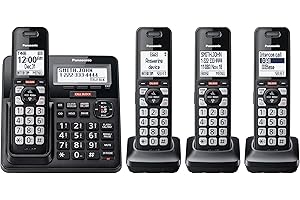 Panasonic Cordless Landline Phone with Advanced Call Block
