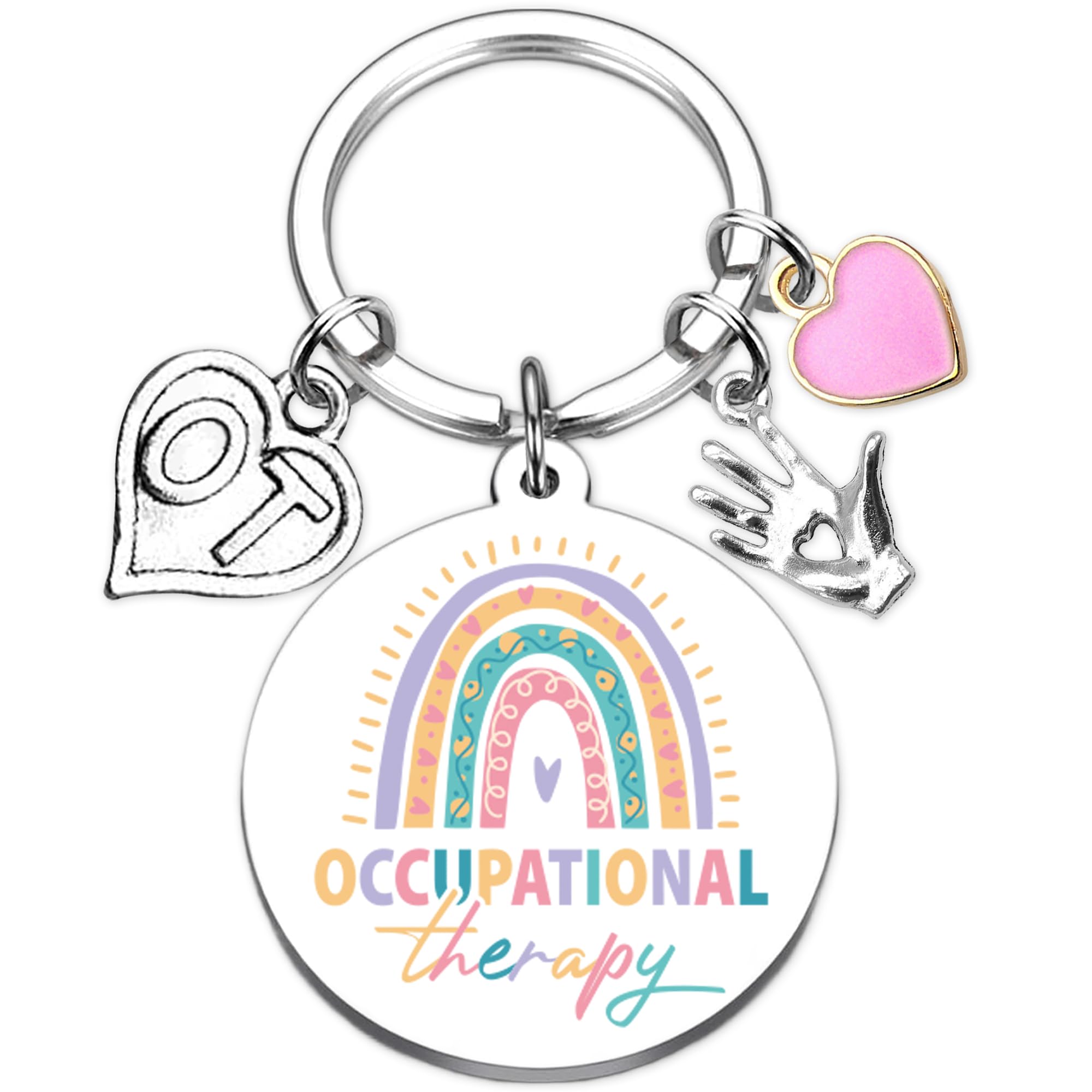 Occupational Therapy Gifts Therapist Keychain - Therapists Appreciation Gift for OT Professionals, Retirement Birthday Christmas New Year