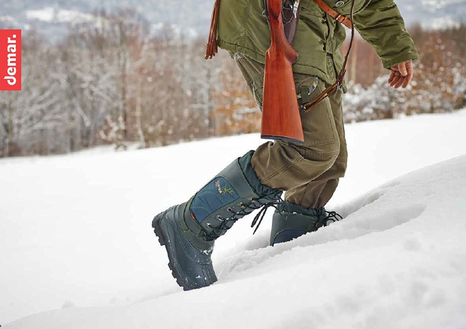 DEMAR Thermostiefel Jagdstiefel mit Wolle gefüttert Hunter PRO
