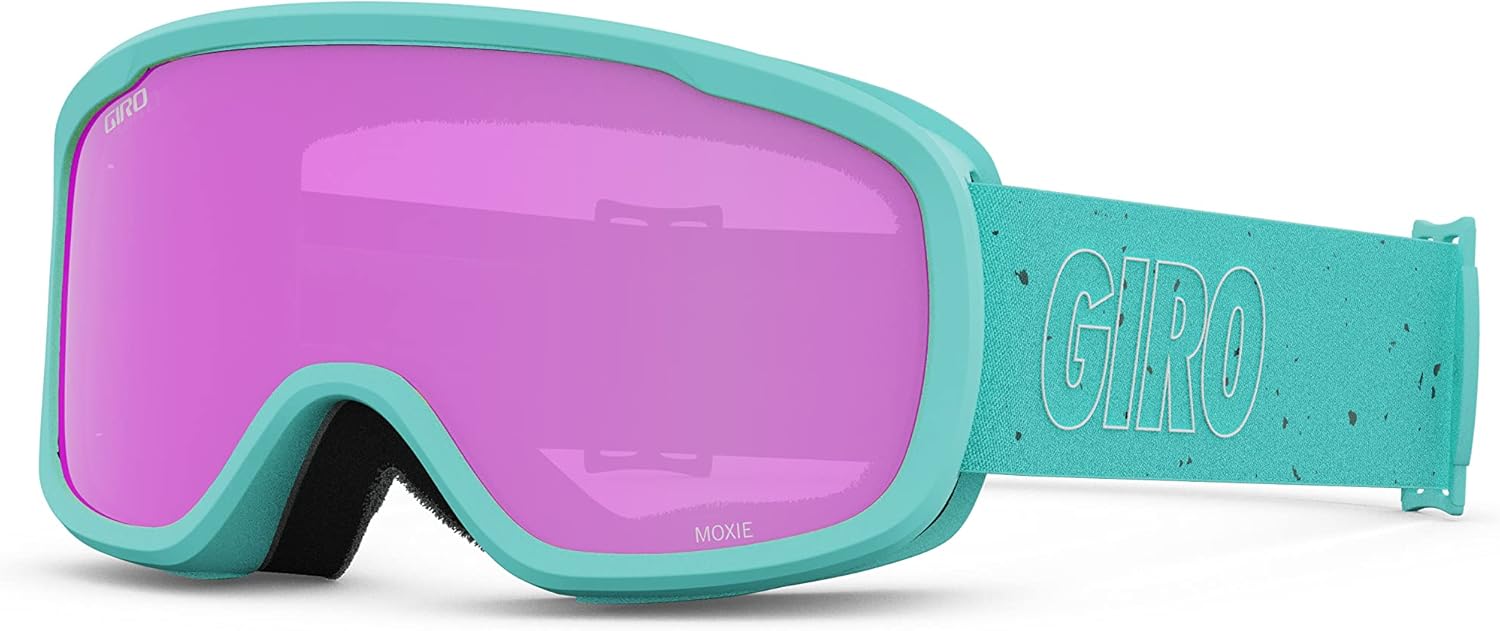 Giro Moxie Womens Snow Goggle - Glaze Blue Mica Strap with Amber Pink/Yellow Lenses