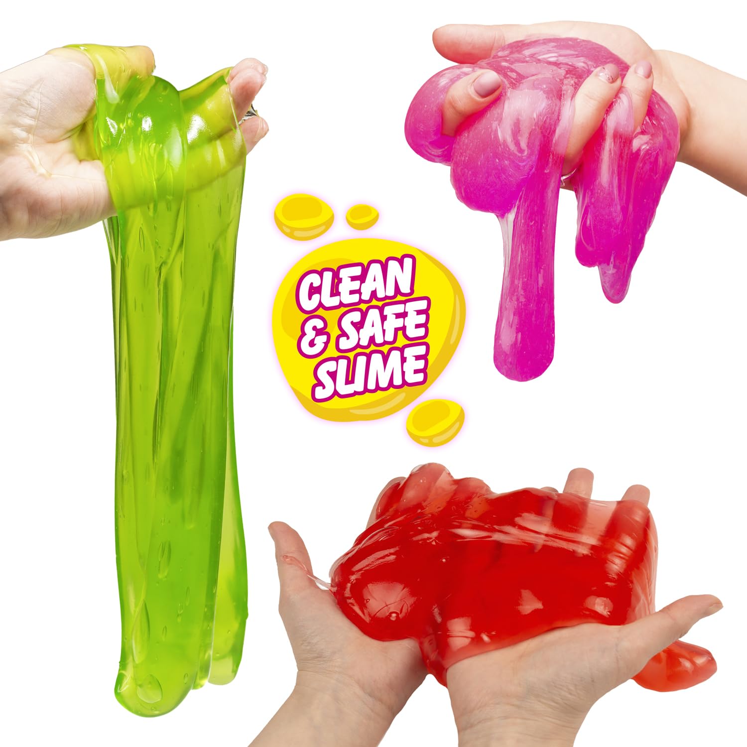 CRAZE Magic Slime 18 Foil Bag confezione di 75ml, include 1 statuina di Dinorex, Borsa di slime per bambini, Slime magico in una borsa Assortito