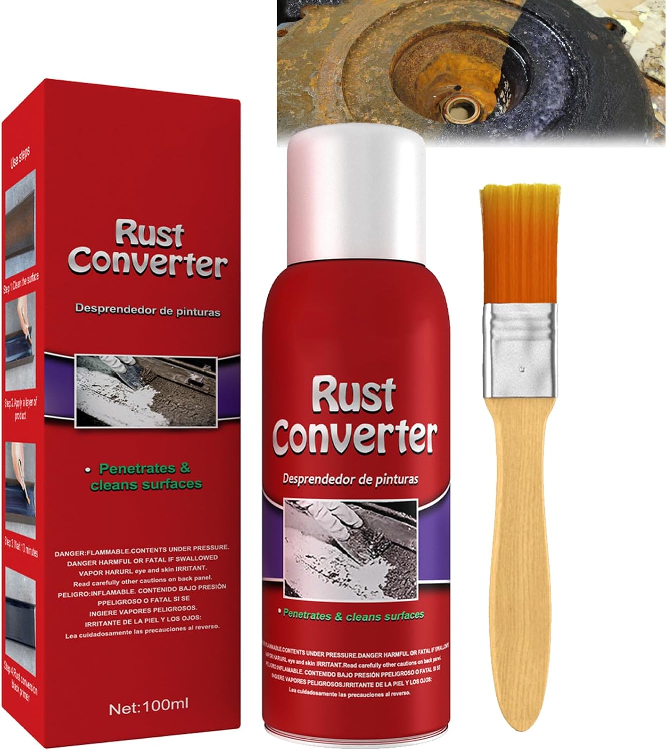 Car Chassis Rust Converter,Rust removal conversion agent,Rust Converter