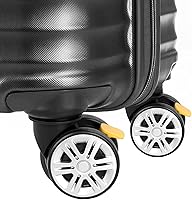 Vista 4 de Maleta de equipaje Ruedas Maletas de viaje Ruedas izquierda y derecha Rotación de 360 grados