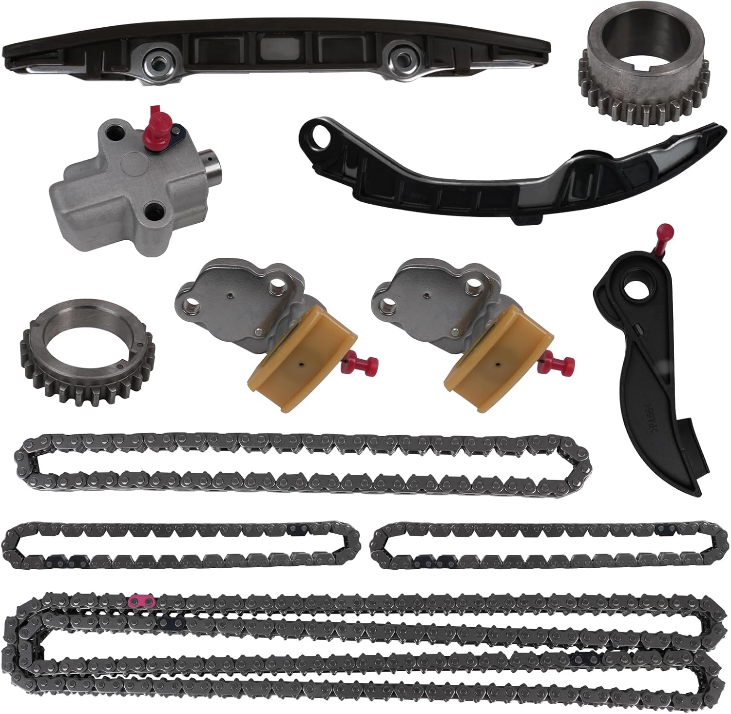 Timing Chain Kit with Water Pump & Oil Pump for 2005-2010 Nissan Frontier Pathfinder Xterra 4.0L V6 VQ40DE Engine – Replace 13028-ZK01C – Reliable Engine Timing Set