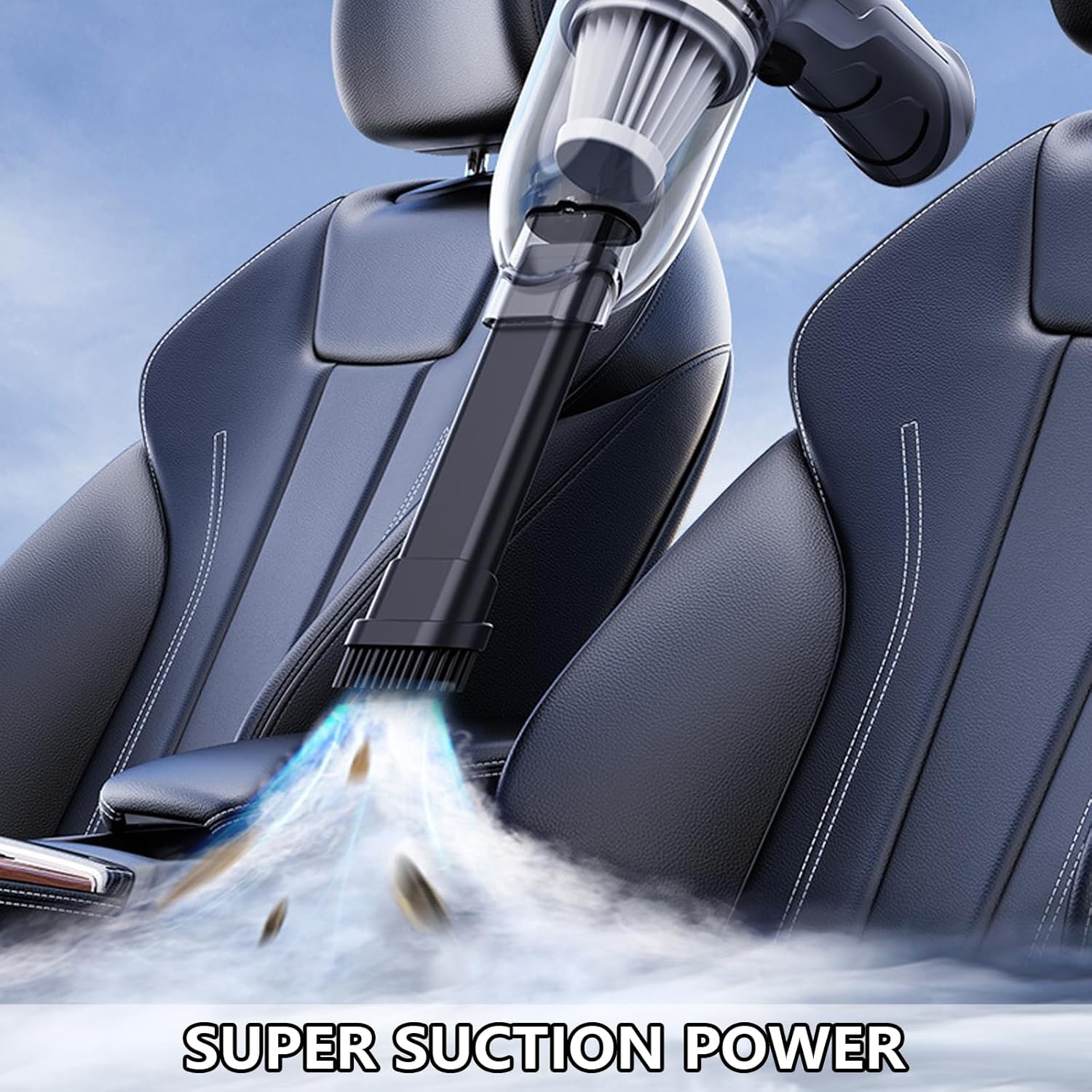 Vacuum Keyboard Cordless Vacuum Brushless Motor 9000PA Portable Compressed Air Duster Car Detailing Accessory