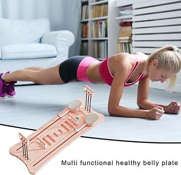 Pilates Board,Pilates Reformer Machine for Home Gym, Chest and Abdominal Exercise Board, ABS Workout Board, for Fitness Enthusiasts & Novices