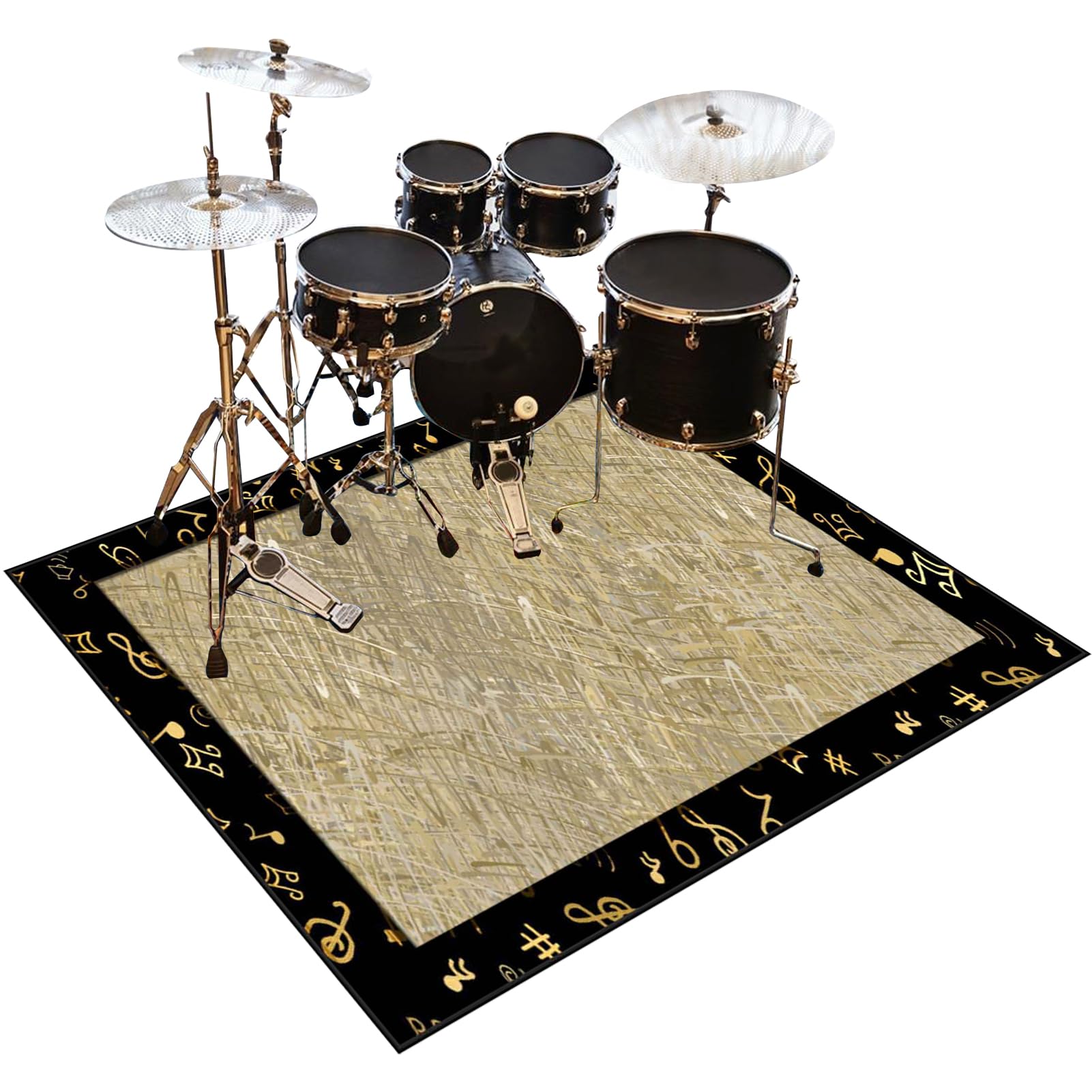 Tapis Pour Batterie Et Percussions Batterie Musique KQIEJUY 160 X 140 Cm Tapis De Batterie Tapis Insonorisant Pour Tapis Insonorisant Sol Batrie Electrique