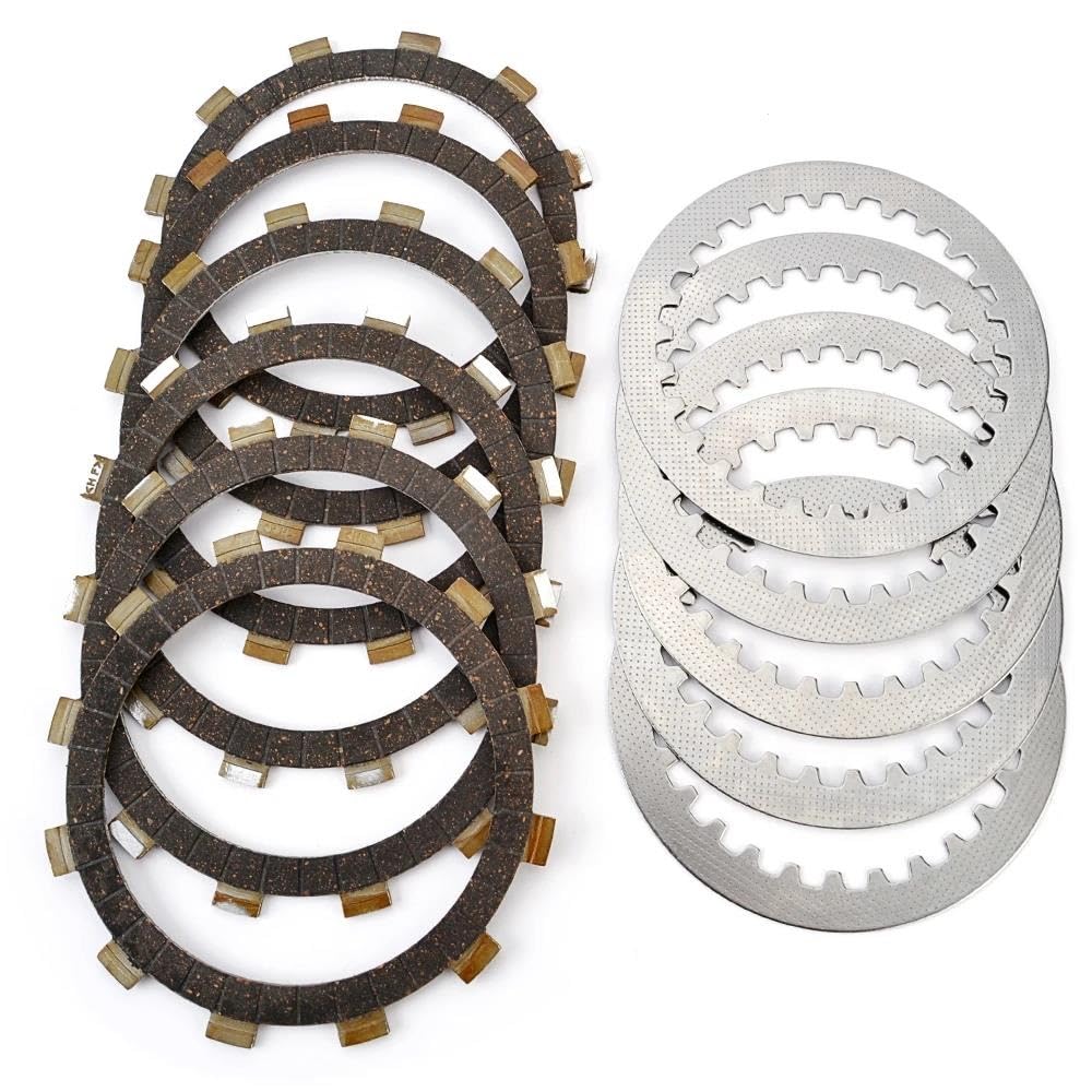 Motorrad Kupplung Reibung Disc Platte Kit für Yamaha SR250G/H/TH TT250G/H/J XT250G/H/J/K/KC