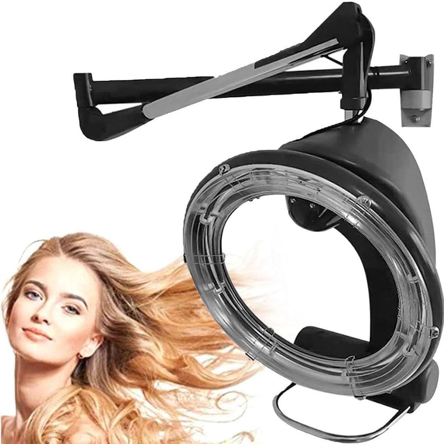 Professional Hair Dryer Heater Salon Hair Steamer Accelerator for Hair Salon Home 1200W