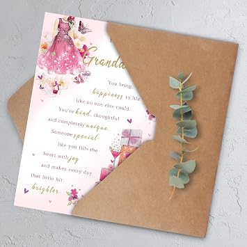 Granddaughter Birthday Card