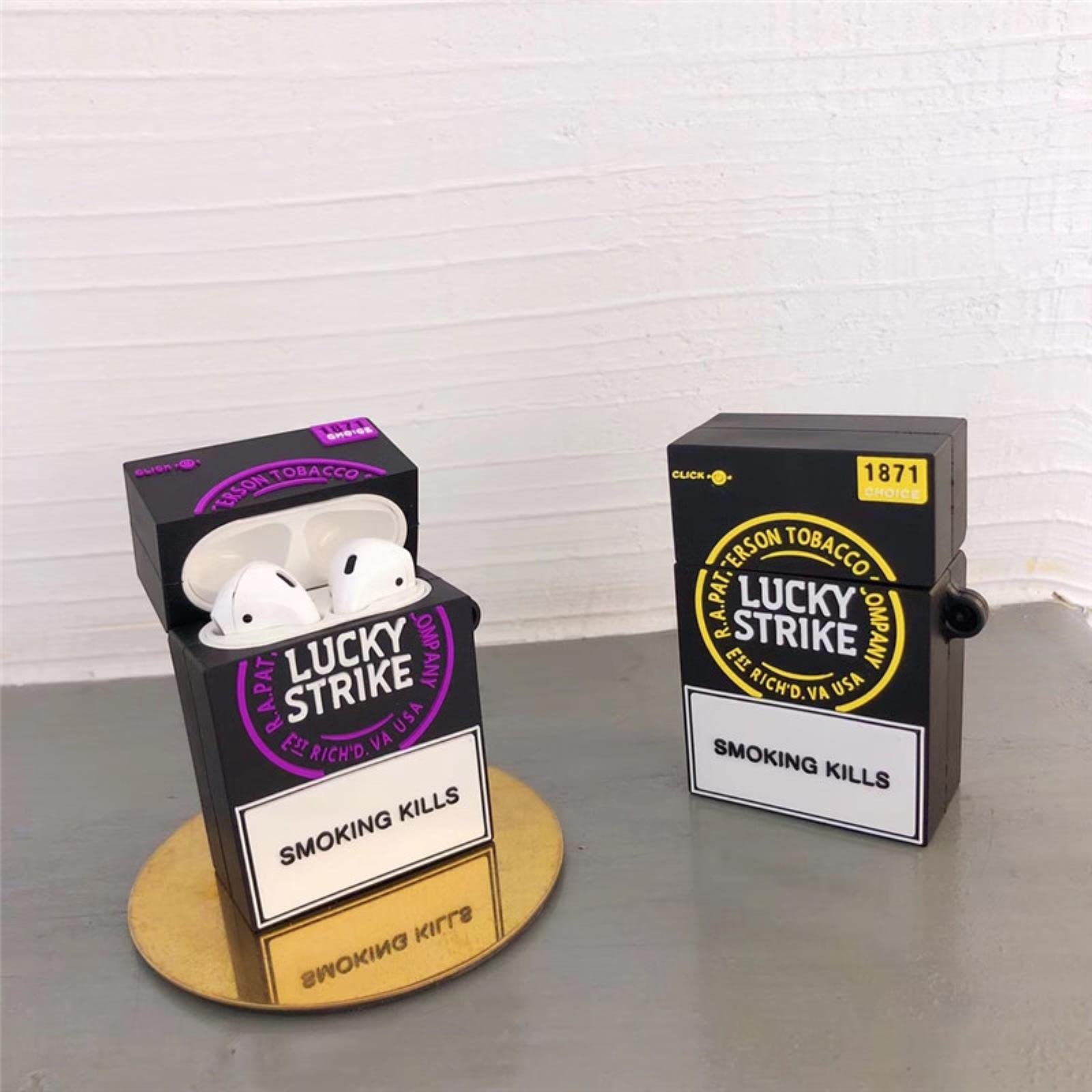 cigarette airpod case Accessories | Marlb Airpods Generation 1 And 2 3 or Pro Airpods Case Marlboro Cigarette Shape