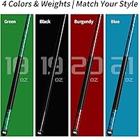 Vista 8 de AKLOT Pool Cue Sticks, 58"/42" Canadian Maple Professional Billiard Sticks, Taco De Billar Super Straightened Up 2-Piece Queue for Home, Pool Cues