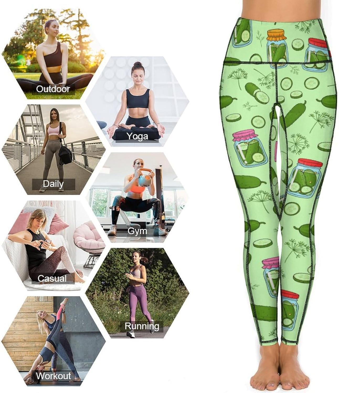 Women's High Waisted Yoga Pants Leggings with Pockets