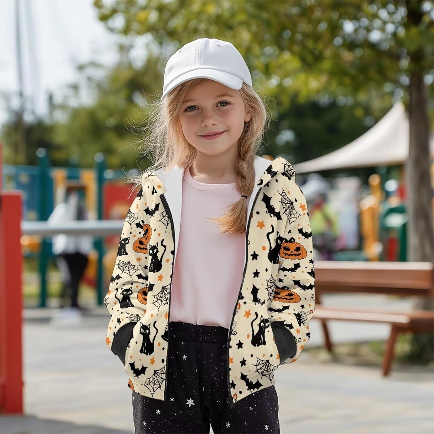 Girl Full Zip Sweatshirt Kids‘girls' Fashion Hoodies & Sweatshirts Fleece Jacket