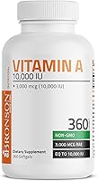 Vista 3 de Bronson Fórmula de vitamina A de 10,000 UI de alta calidad sin OMG que apoya la visión saludable y el sistema inmunológico y el crecimiento