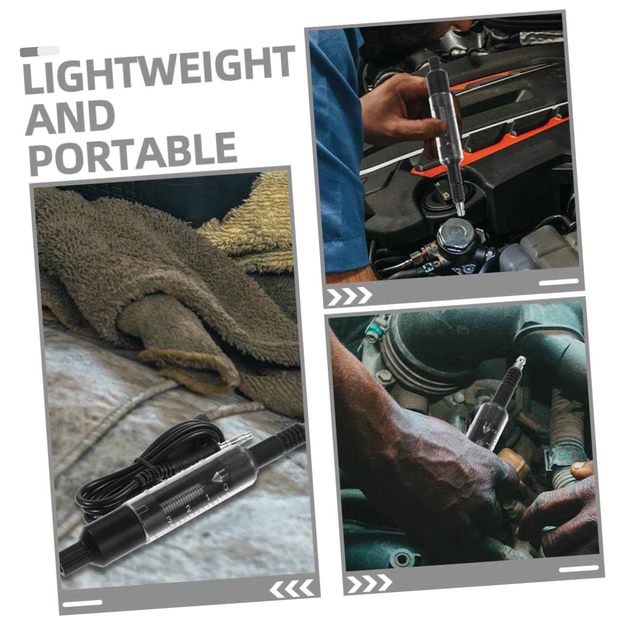 FUNOMOCYA Spark Plug Tester for Ignition Coil Spark Plugs Tool High Precision Test Results