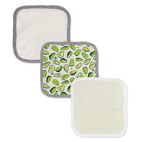Burts Bees Baby Paños de baño toalla de punto absorbente súper suave 100 algodón orgánico 3 unidades paquete de 1
