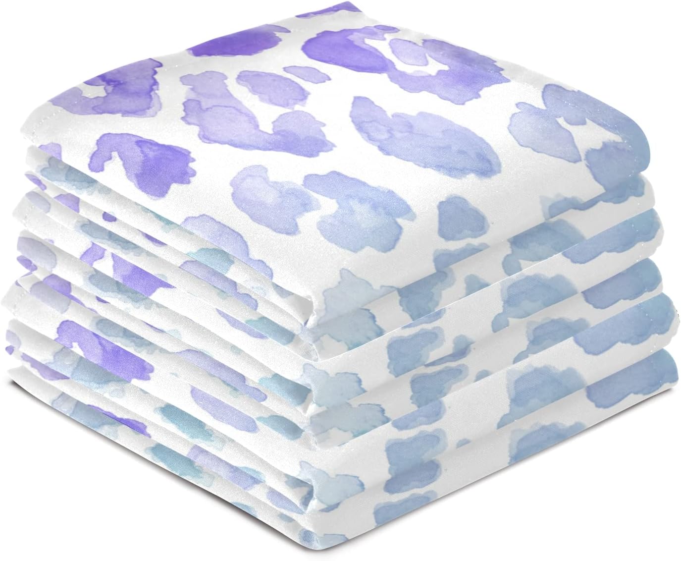 Tie Dye Lips Dish Towels Kitchen, Pack of 6, Super Soft Absorbent Hand Towel, Tea/Bar Towels for Home 18"x28"