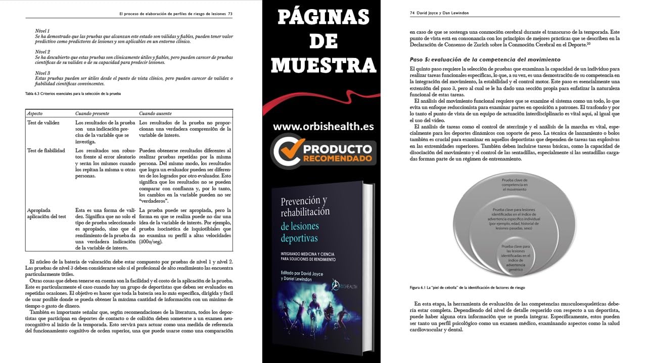 Prevención y Rehabilitación de Lesiones Deportivas. Integrando Medicina y Ciencia para Soluciones de Rendimiento